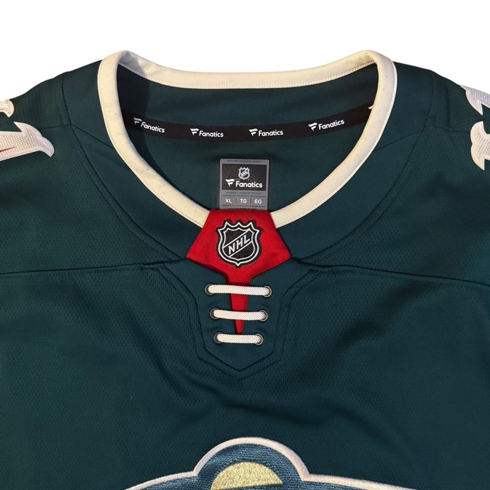 Fanatics NHL Minnesota Wild Zach Parise Men's Break Away Jersey Size XL - Picture 4 of 5